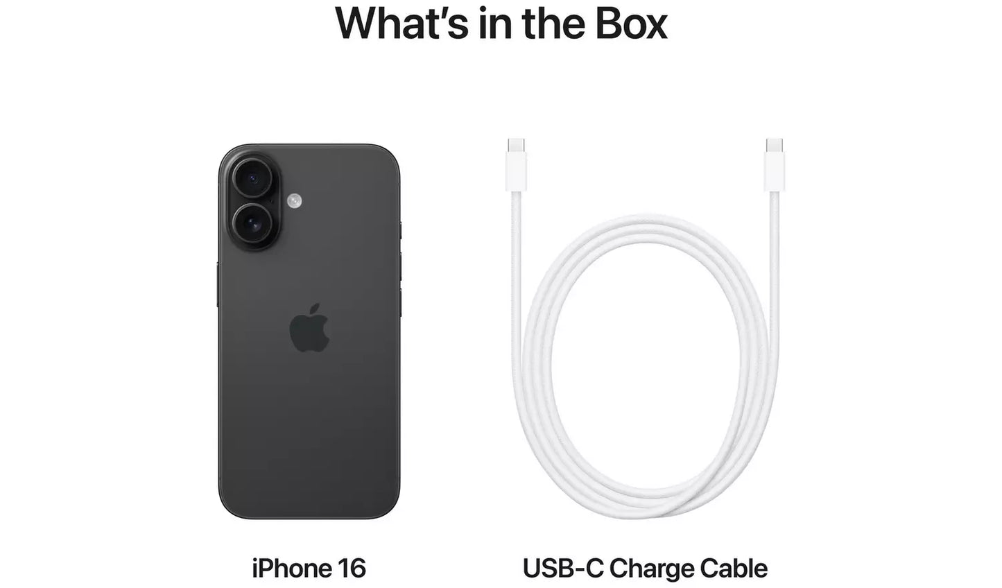 Apple iPhone 16 128GB, Black Titanium