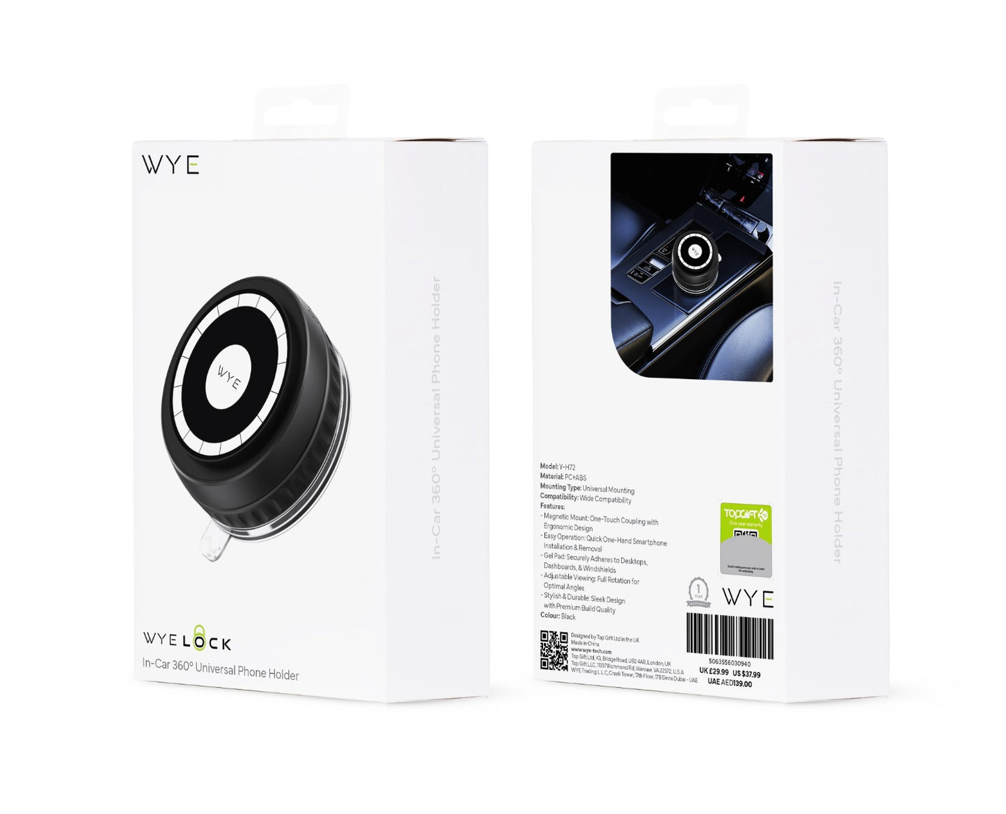 In-Car 360° Universal Phone Holder