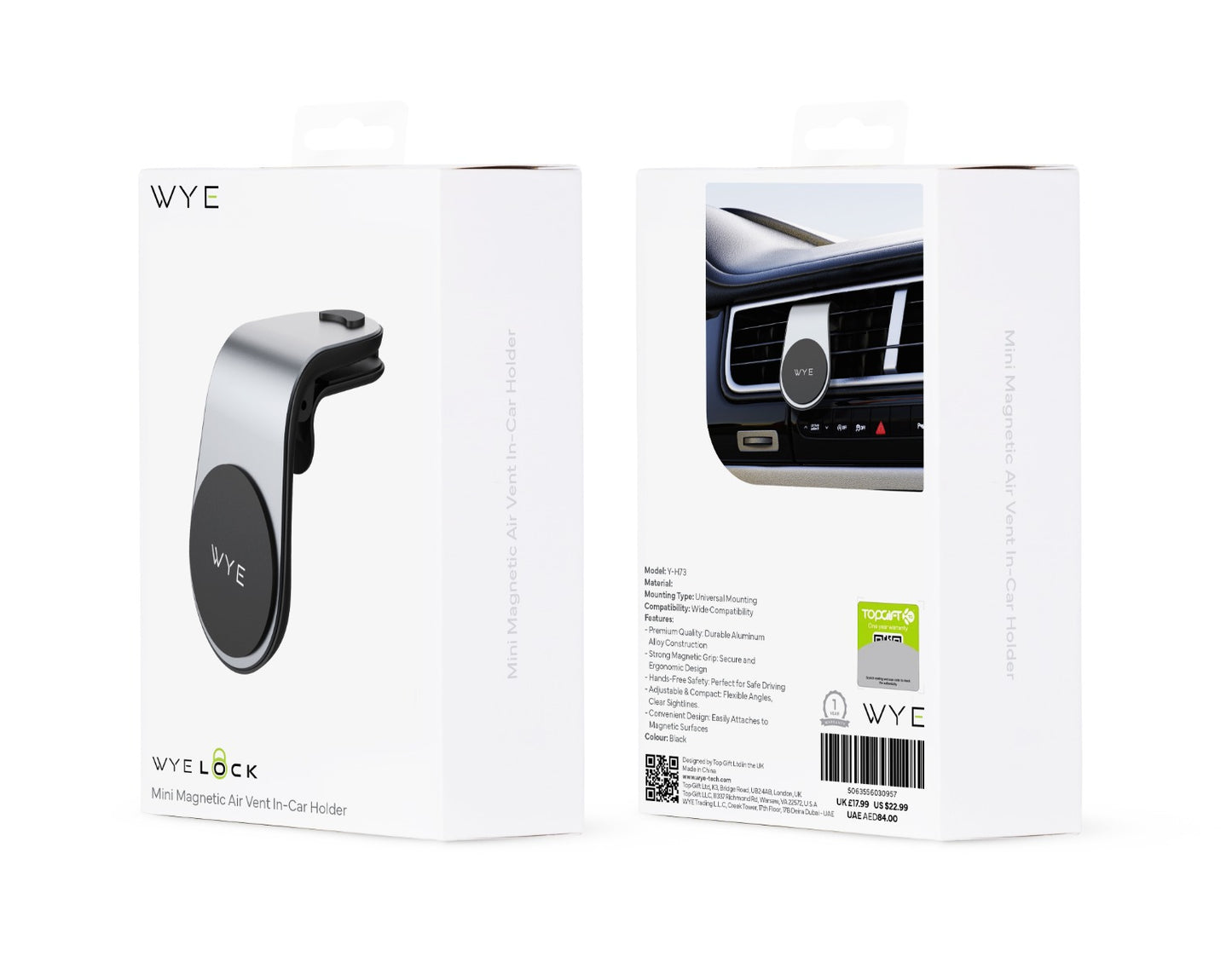 Mini Magnetic Air Vent In-Car Holder