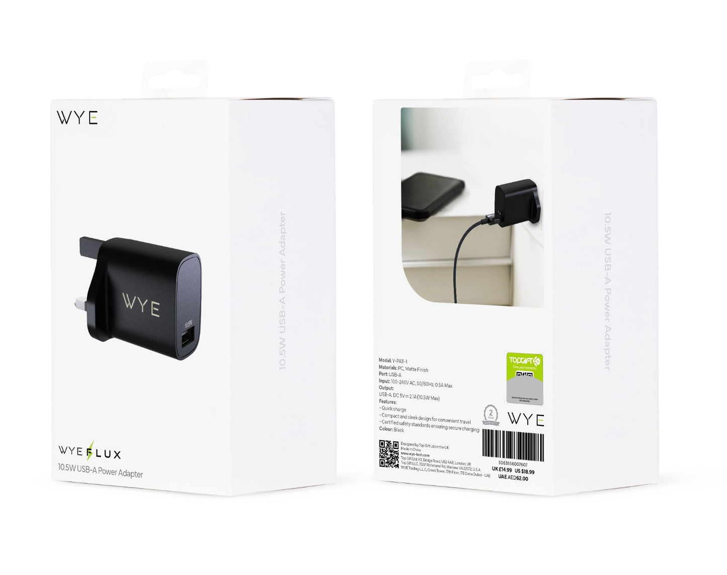 10.5W USB-A Power Adapter