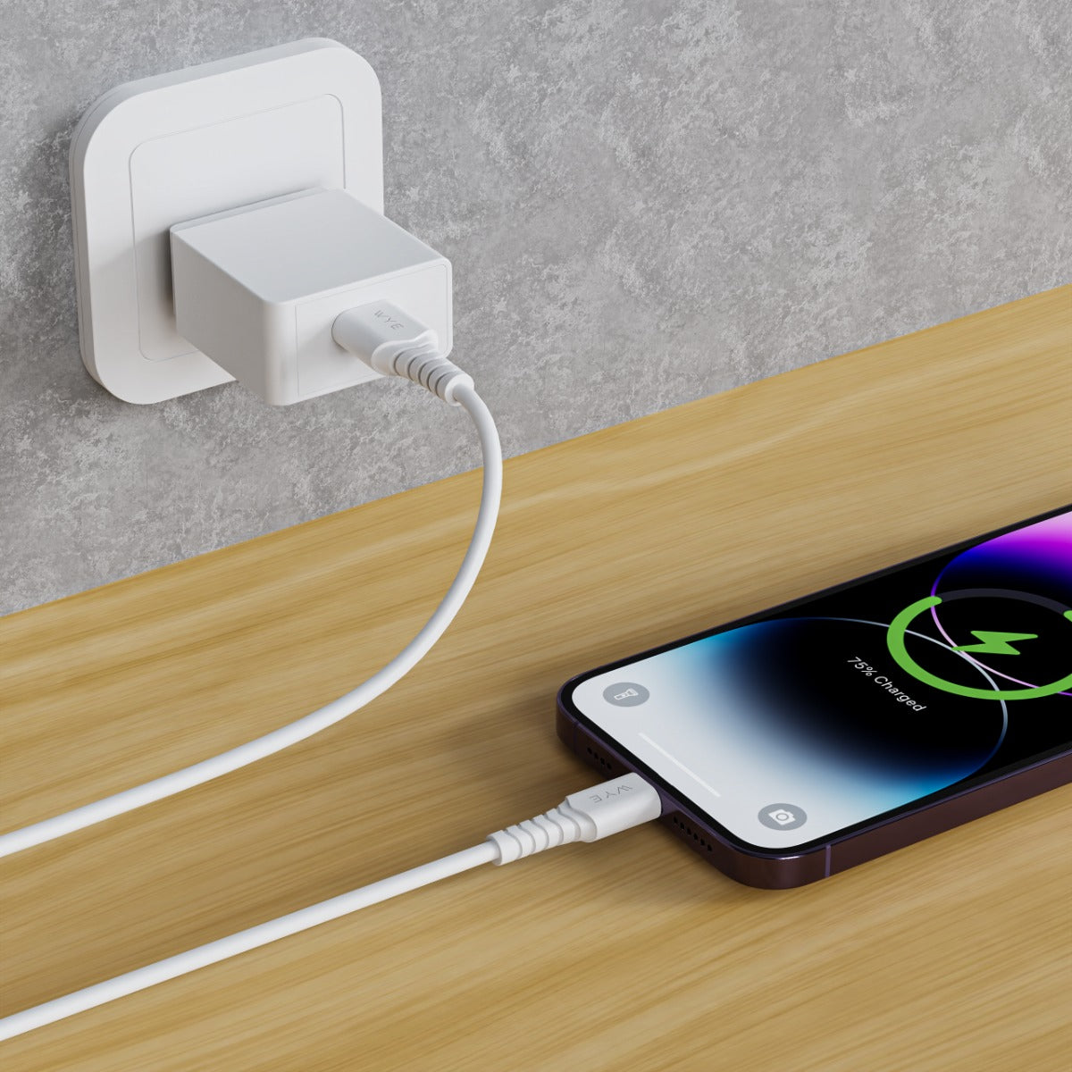 USB-A to 8-Pin Fast Charging & Data Cable