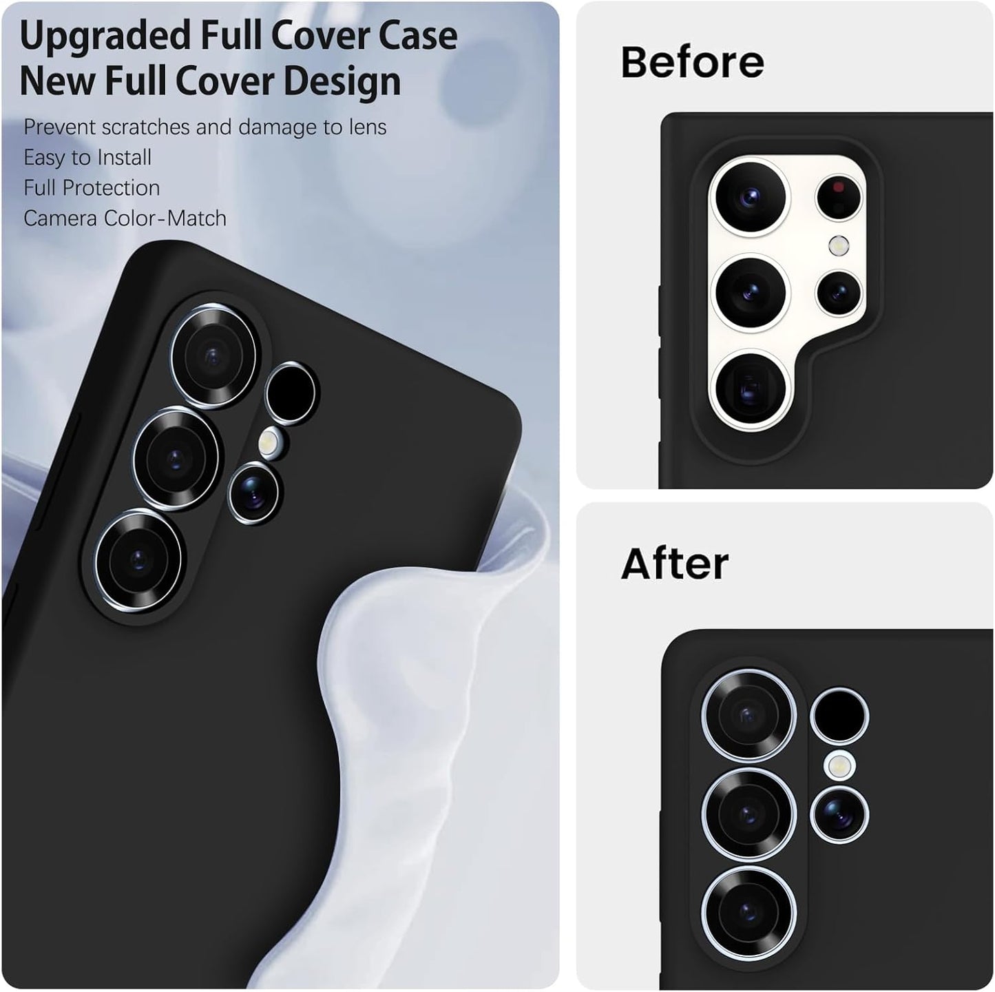 Samsung S Series Black Soft Case