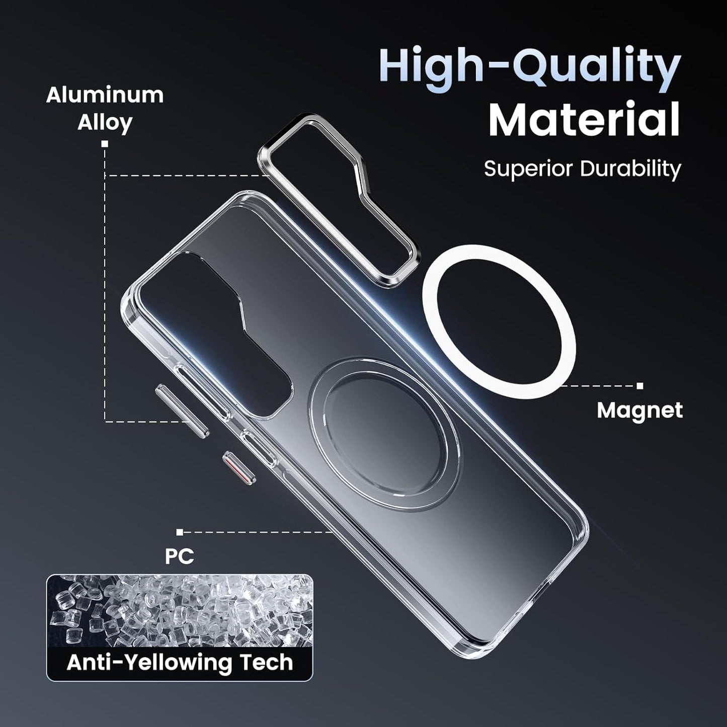 Samsung Magnetic Wireless Clear Case