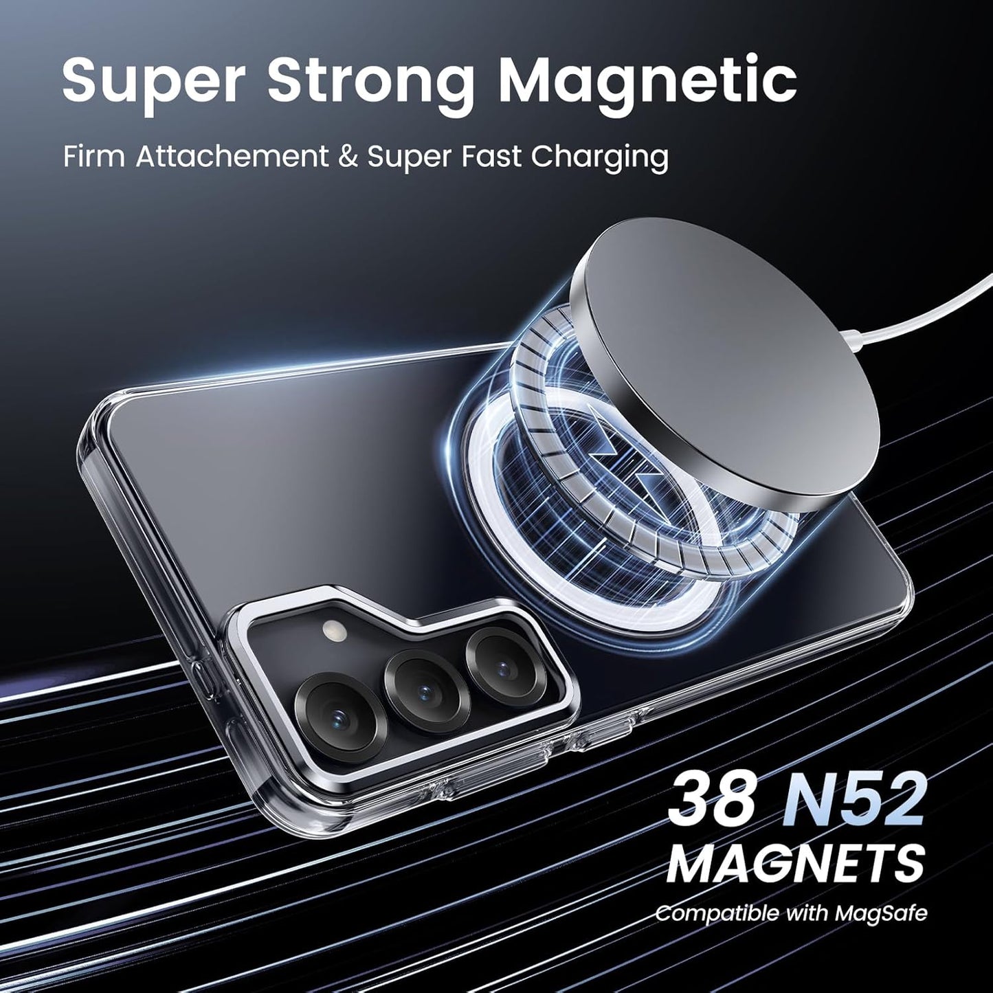 Samsung Magnetic Wireless Clear Case
