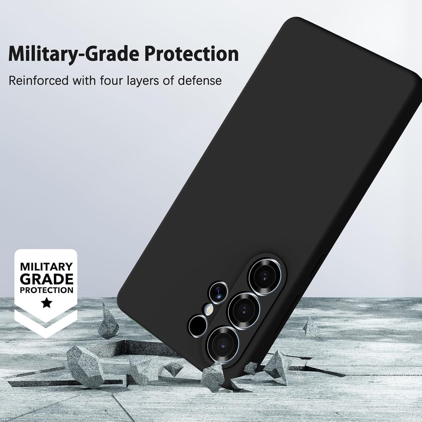 Samsung S Series Black Soft Case