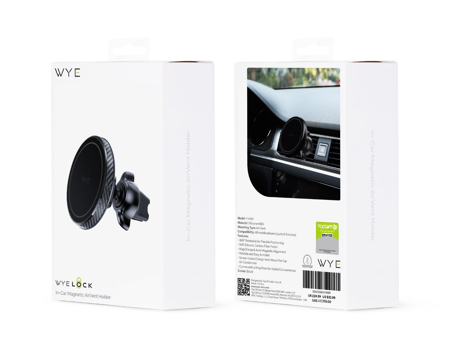 In-Car Magnetic/MagSafe Charge Air Vent Holder