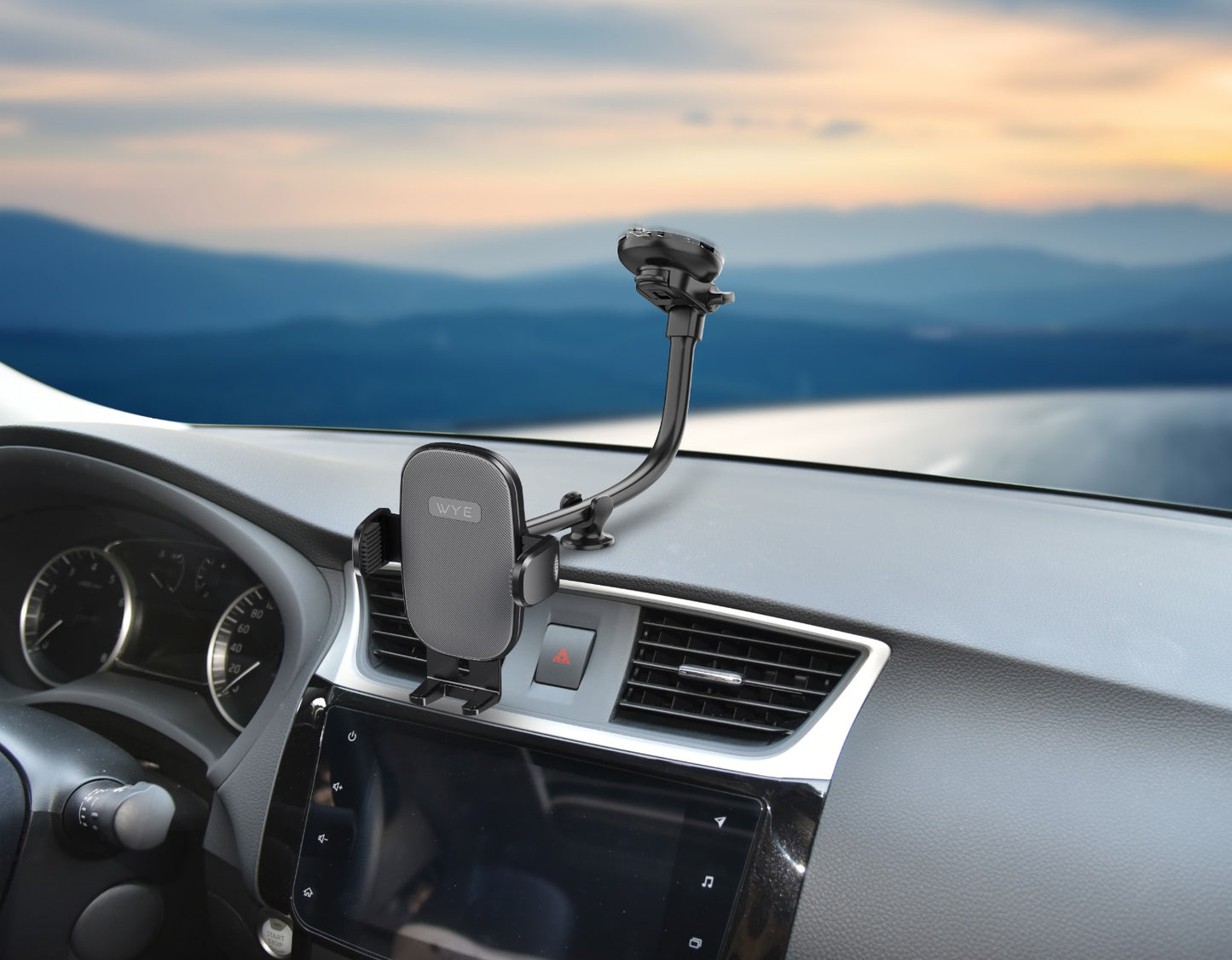 Dashboard & Windshield Long Reach In-Car Holder